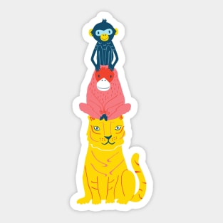 Animal Stack Sticker